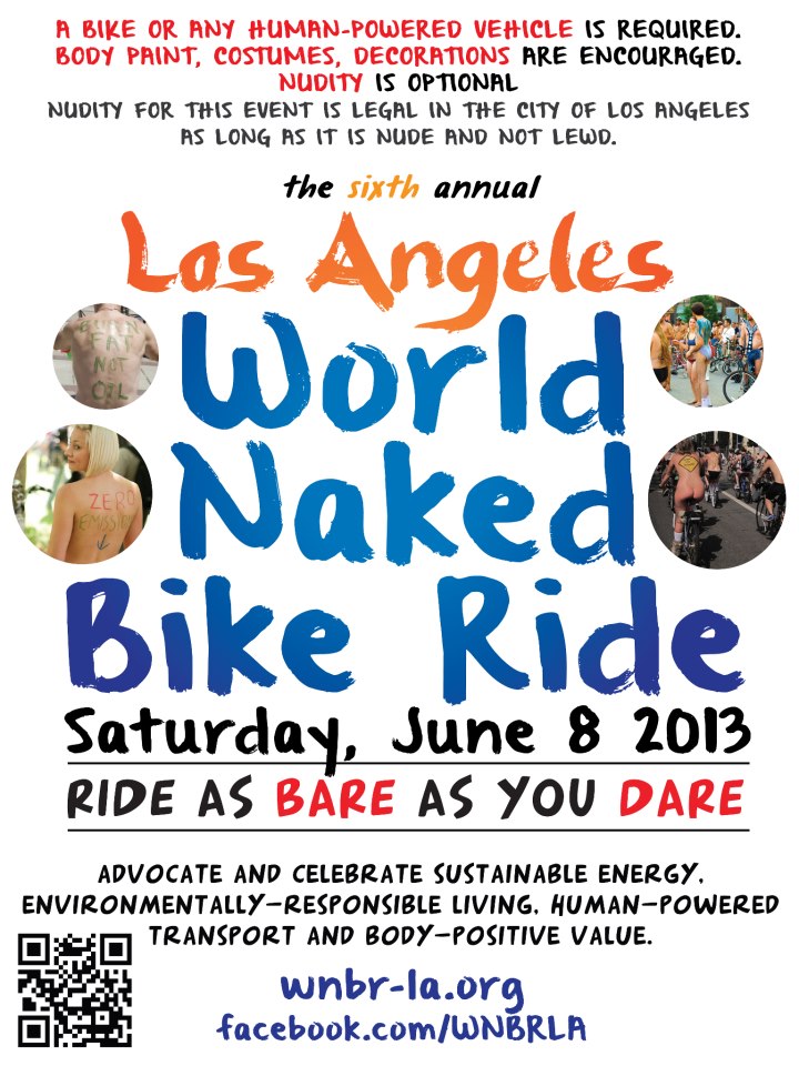 World Naked Bike Ride 哇靠 洛杉磯