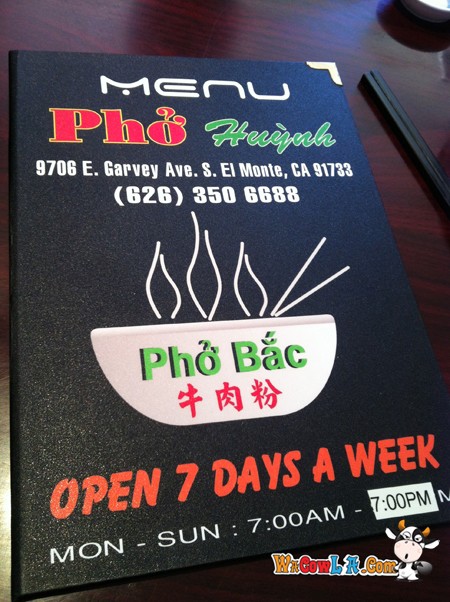 Pho Huynh Vietnamese‎ LA洛杉矶 美食推荐 9706 Garvey Ave