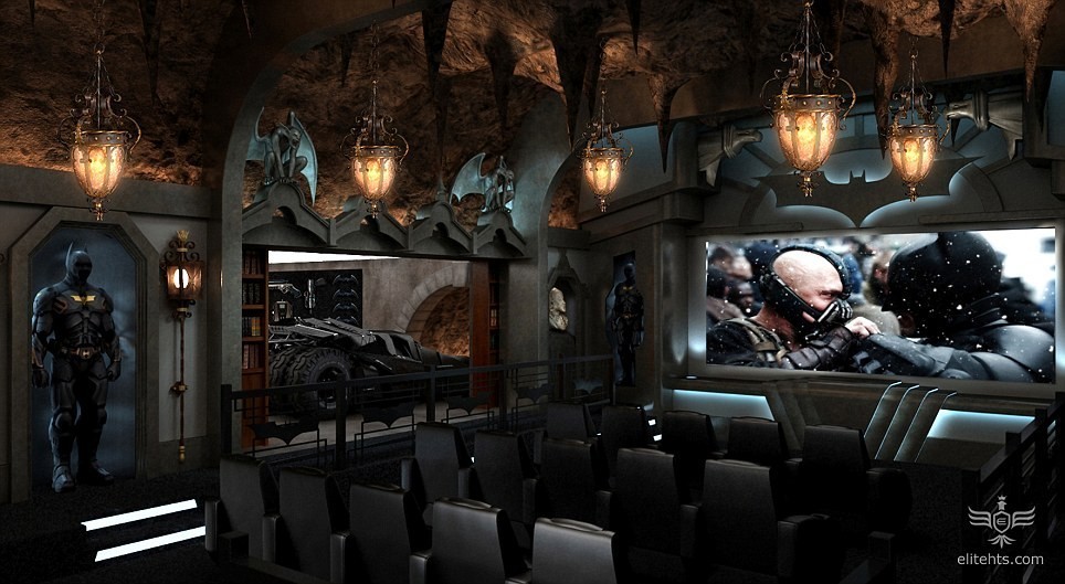The two million dollar home cinema for Batman fan