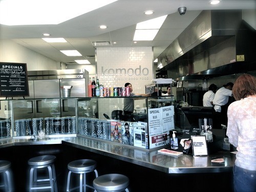 Komodo Cafe  Address: 8809 W Pico Blvd, Los Angeles, CA 90035