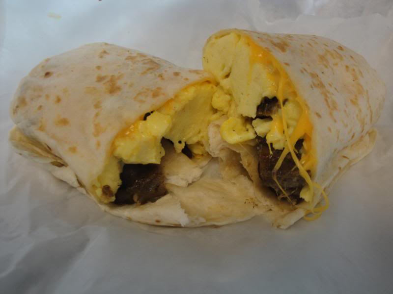 Sausage Egg, and Cheese Wrap