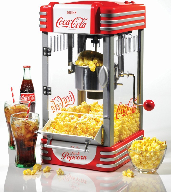 Nostalgia Electrics Coca Cola Series RKP630COKE Kettle Popcorn Maker