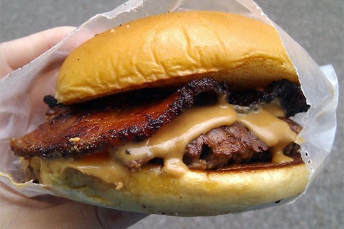 Shake Shack Peanut Butter and Bacon Burger