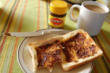 Breakfast in Australia Vegemite