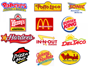Fast food-logos