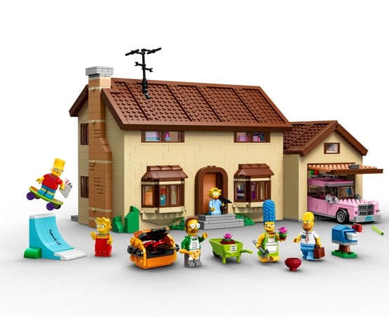 Simpsons family house