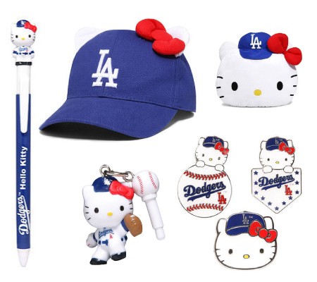 Hello Kitty on X: #HelloKitty is having a super fun time with the  #LosAngeles @Dodgers ⚾️  / X