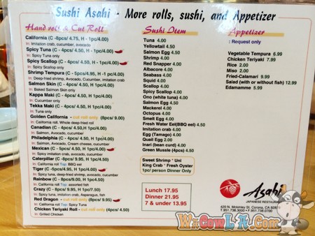 Sushi Asahi buffet_4