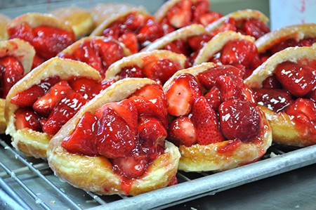 19.Strawberry Donut at The Donut Man