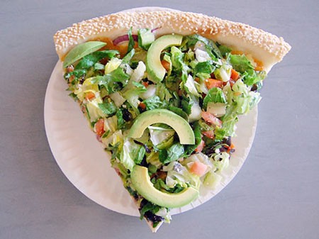 6.Salad Pizza at Abbot’s Pizza