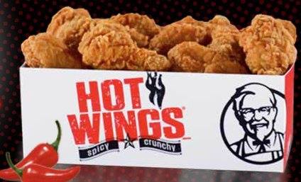 KFC hot wings