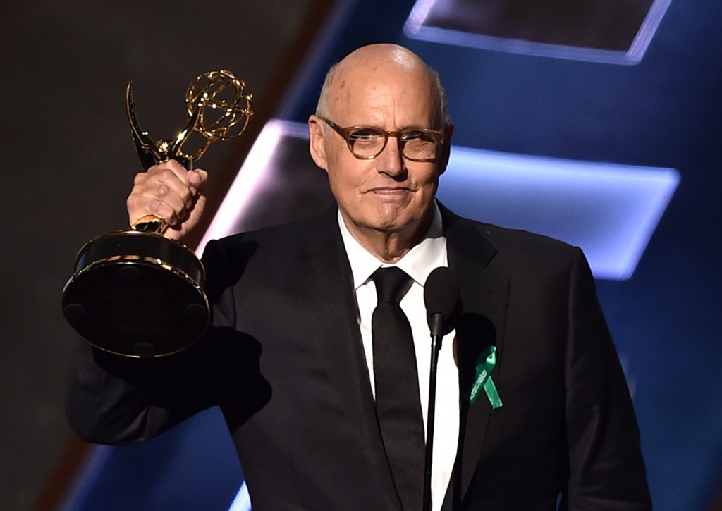 LOS ANGELES, CA - SEPTEMBER 20: Actor Jeffrey Tambor accepts Outstanding Lead Actor in a Comedy Series for 'Transparent' onstage during the 67th Annual Primetime Emmy Awards at Microsoft Theater on September 20, 2015 in Los Angeles, California. (Photo by Kevin Winter/Getty Images)