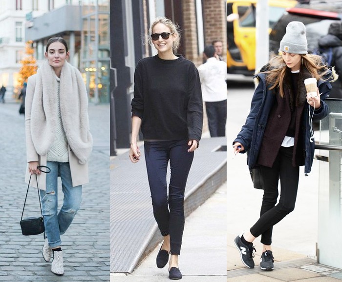 chic-outfits-new-balance-fluffy-jumper-coat-roll-neck
