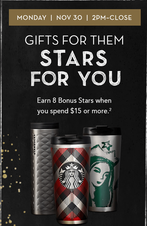 開搶啦！今天Starbucks消費滿$15可獲8 Bonus！ （2PM- CLOSE）