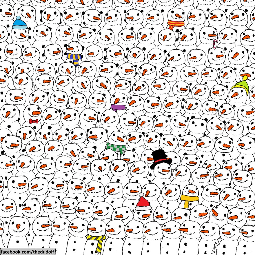 考考你的眼力！看你能不能在10秒內找出熊貓！