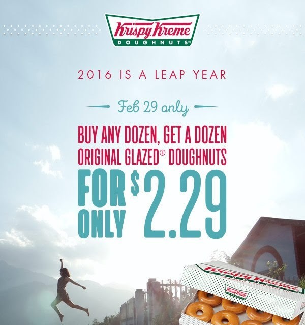 Krispy Kreme 2.29优惠!