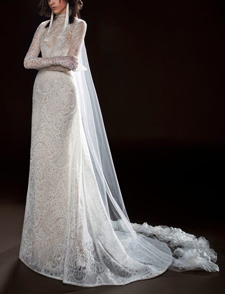 Wedding dress by Vera Wang via verawang.com
