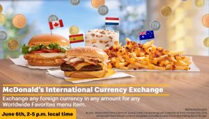 外国货币也可买？！麦当劳首度在美推出全球超人气餐单