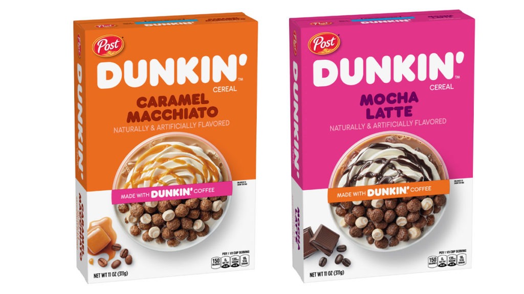 一举两得早餐必备，Post X Dunkin’联合推出咖啡麦片
