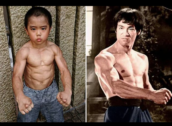 日本小男孩變迷你版李小龍訓練7年變身 筋肉人 震驚全網 哇靠 洛杉磯 哇靠 洛杉磯