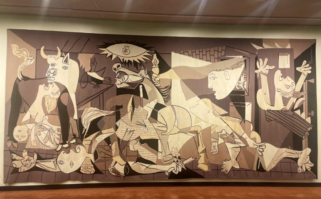 消失一年 畢卡索「Guernica」掛毯重返聯合國