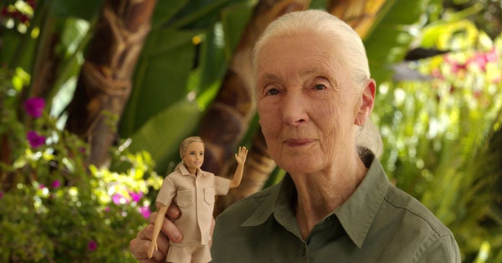 以英國靈長類動物學家 Jane Goodall 為設計的芭比娃娃上市 本尊盼激勵小女孩勇於嘗試