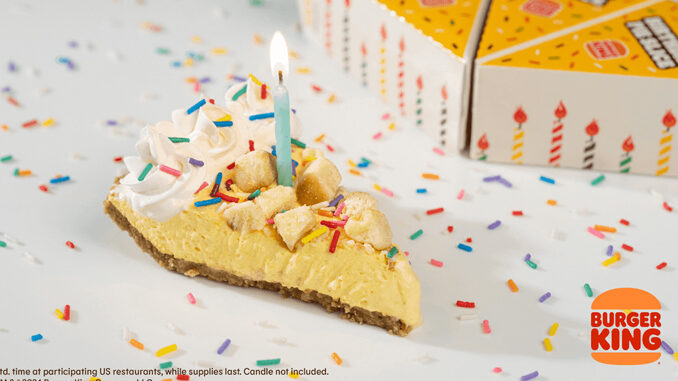汉堡王70周年纪念，推出生日派甜点和一连串特惠活动!!