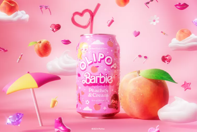 Olipop推出以芭比為靈感的汽水，銷售量好到居然超過了雞蛋!!