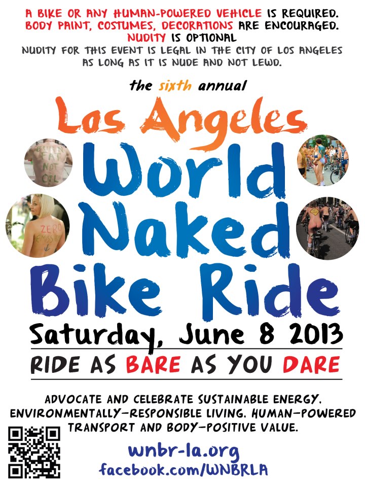 World Naked Bike Ride 世界裸體騎自行車活動 6 8 Wacowla 哇靠最潮的網路媒體 In L A