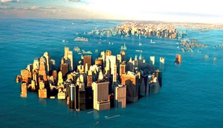 海平面上升模拟图(pic via youtube)